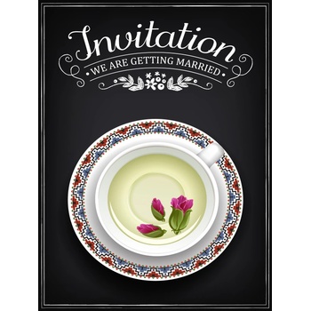 Ceduľa Vintage - Invitation