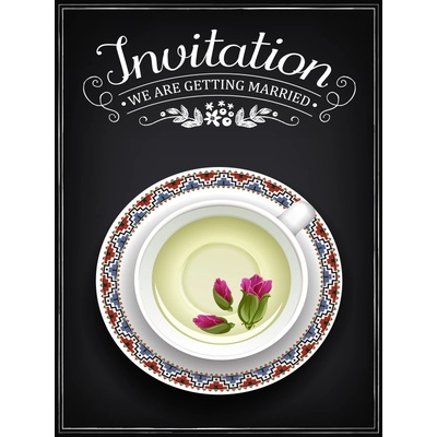 Ceduľa Vintage - Invitation