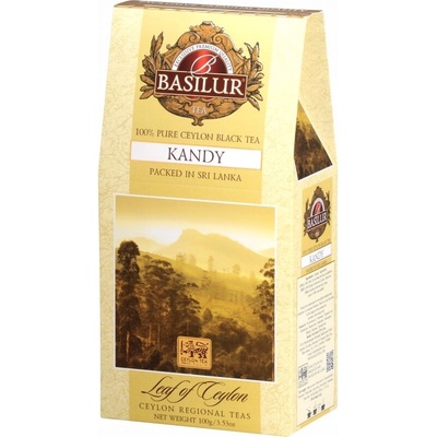 Basilur papier KANDY čierny čaj 100 g