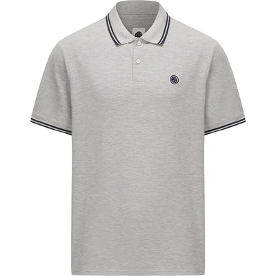 Pretty Green Barton Polo Mens - Grey Marl