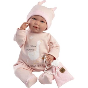 Llorens 74108 NEW BORN - реалистична кукла бебе със звуци и меко текстилно тяло - 42 (4-74108)