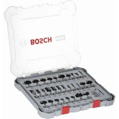 BOSCH Smíšená sada tvarových fréz s vřetenem O 8 mm, 30 ks (2.607.017.475)