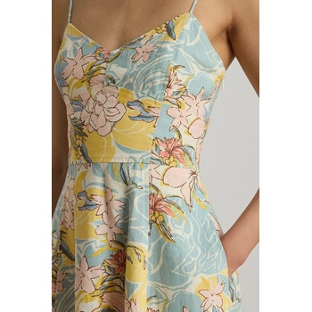 Ralph Lauren рокля с висока талия от лен (200P08951)