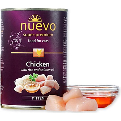 NUEVO CAT Kitten Kuracie 400 g