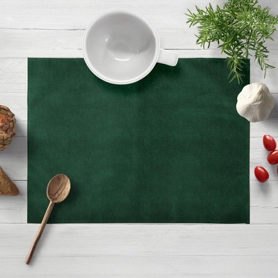 Biante Sametové prostírání Velvet Premium SVP-012 Zelené 30x40cm