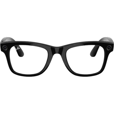 Meta Ray-Ban Wayfarer Gen2 Standard, Shiny Black, Clear/Graphite Green Transitions 4012601/1M50
