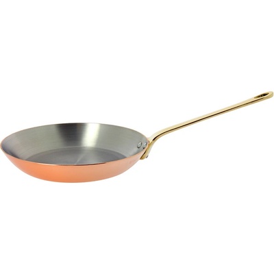 de Buyer Medená panvica s bronzovou rukoväťou Ø 20 cm Inocuivre