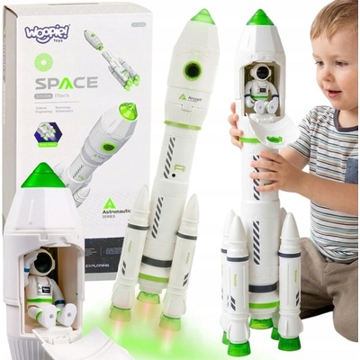 Interaktivní vesmírná raketa Woopie se zvukovými a světelnými efekty