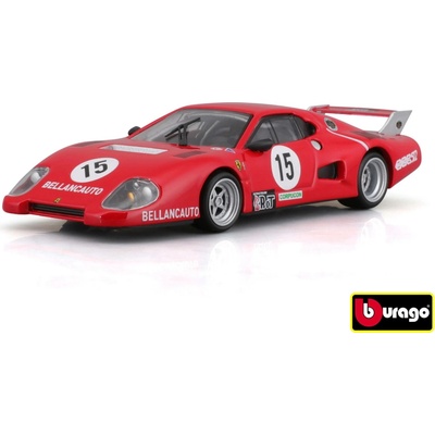 bburago kovový model auta ferrari 512 bb ii série 1981 1:43