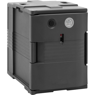 Royal Catering Vyhrievaný termobox - 90 l - pre nádoby GN 1/1 - s predným nakladaním - s ukazovateľom teploty RC-TBE1