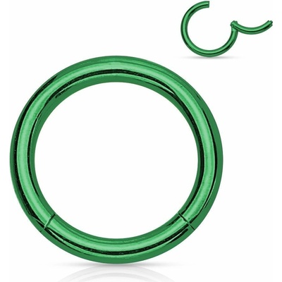 S4U Piercing segment kruh zelený (1,2 x 8 mm) K01039G-1208