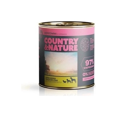 Country&Nature Vepřové se špenátem 850 g