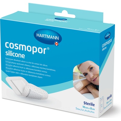 Hartmann Cosmopor Silicone 10 x 8 cm 5 ks