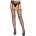 Leg Avenue Net Stockings with Garter Belt 1956 Black