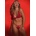 Daring Intimates Blushing Romance Bra & Panty Set Red S/M