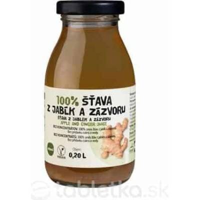Zdravo 100% jablko a zázvor 200 ml