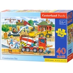 Castorland Пъзел Castorland от 40 XXL части - Строителна площадка (B-040018) - baby
