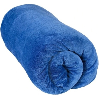 Top textil Mikroflanel deka tmavě modrá 150x200