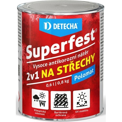 Detecha SUPERFEST Barva: šedá, Balení: 0,8 kg