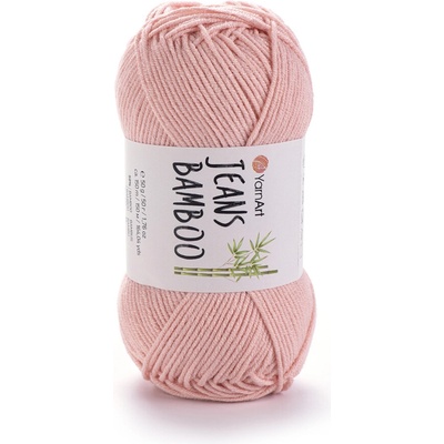 Yarn Art Jeans Bamboo 112 růžově lososová