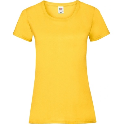 Fruit of the Loom Tričko Lady-Fit Valueweight T krátký rukáv dámské COT-161372a3900 Slunečnice