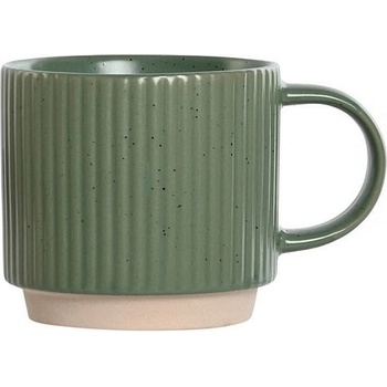 Item international Чаша за кафе, каменин 340мл, зелена, 13х9х8, 5см (2005)