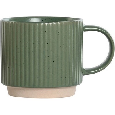 Item international Чаша за кафе, каменин 340мл, зелена, 13х9х8, 5см (2005)