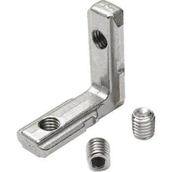 Image 1 of Ъглова вътрешна скоба с винт за профил 2020 m4 (sn0218)