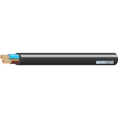 Tekaben H03VV-F 2x 0,75 mm² černý 10 m