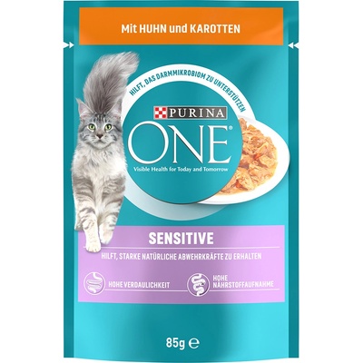 Purina One Sensitive kuřecí 26 x 85 g