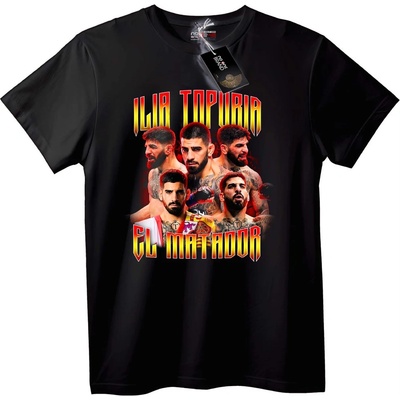 NOONEBRAND Тениска ILIA TOPURIA EL MATADOR - M, Black