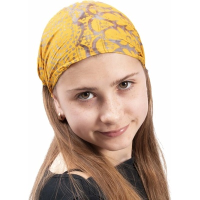 Čelenka BALI BATIK žlutá III.