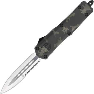 CobraTec Medium FS-3 Urban Multi-Cam Dagger 1-Side Serrated 06CT131