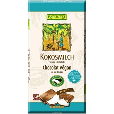 Rapunzel Čokoláda s kokosovým mliekom a cukrom z kokosových kvetov 80 g