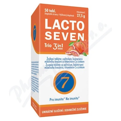 Vitabalans Lactoseven trio 3 in 1 50 tabliet