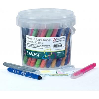 PILOT linex vodou rozmývateľné voskovky 72ks