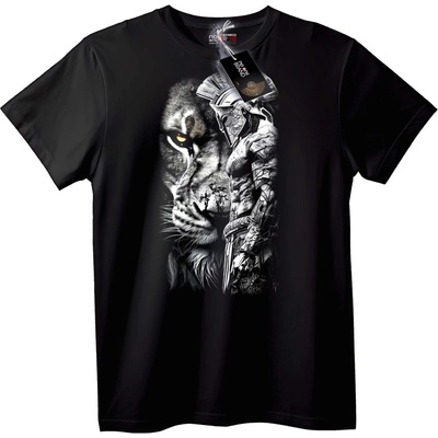 NOONEBRAND Тениска Лъвски войн - 2XL, Black