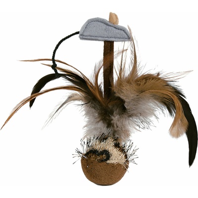 Trixie Squieky Badminton Hračka pre mačky 15 cm
