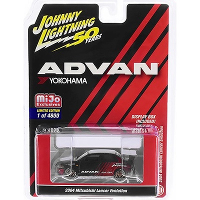 Johnny Lightning Mitsubishi Lancer Evolution 2004 Advan Yokohama 1:64