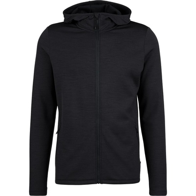 Heber Peak Мъжко вълнено яке Heber Peak Merino210 EvergreenHe. Zip Hoody Zip-up hoodie - Black - размер S (005-6744-0211)