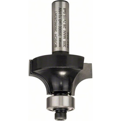 Bosch Accessories 2608628341 zaoblovací fréza tvrdokov Délka 53 mm Ø hřídele 8 mm