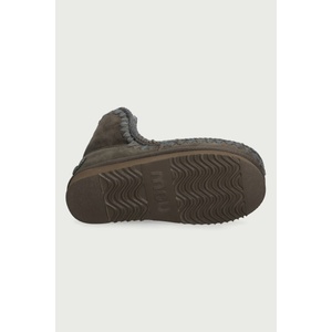 Mou Eskimo 18 Glitter Logo апрески дамски от велур - answear - 449,65 лв
