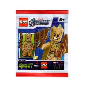 LEGO® Super Heroes The Infinity Saga Avengers Groot paper bag 242319, лимитирана серия