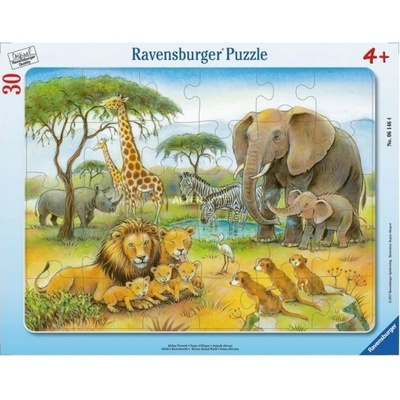 Ravensburger 61464 Africký svět zvířat 30 dielov