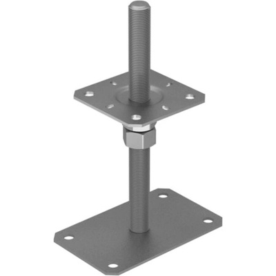 Domax PSRP 80 Nastaviteľná pätka stĺpika 80x140x250x3,0 mm M20