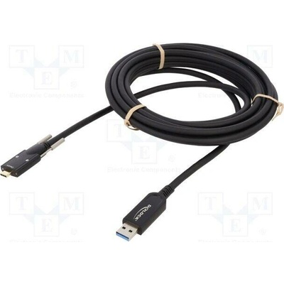 Delock 83200 optický USB A vidlice USB C vidlice 5m černý