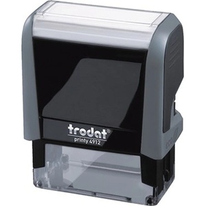 TRODAT Печат TRODAT Printy 4.0 4912 еко сив корпус черен тампон 4912SZ/F (4912SZ/F)