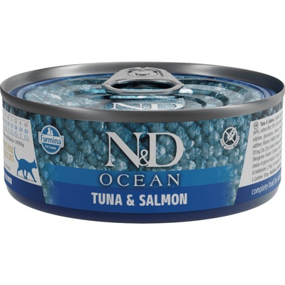 N&D Cat Ocean tuniak a losos 70 g