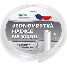 TUBI průhledná jednovrstvá hadice 8 x 10mm 5 m