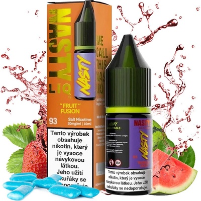 Nasty LIQ Salt Strawberry Lemon Orange 10 ml 10 mg